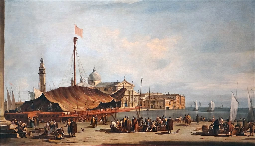 La Piazzetta verso l'Isola di San Giorgio - Pinacoteca Civica (Treviso)